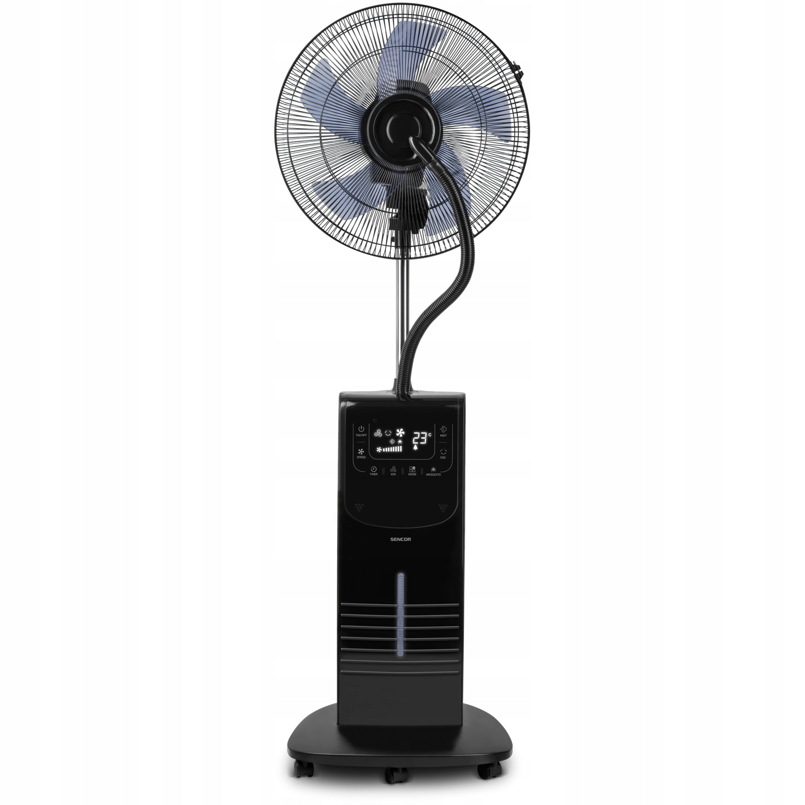 Vertikální ventilátor Sencor SFN 1054BK 90 W 3 Rychlosti EFEKT MLHY 200 Number of speed levels 3