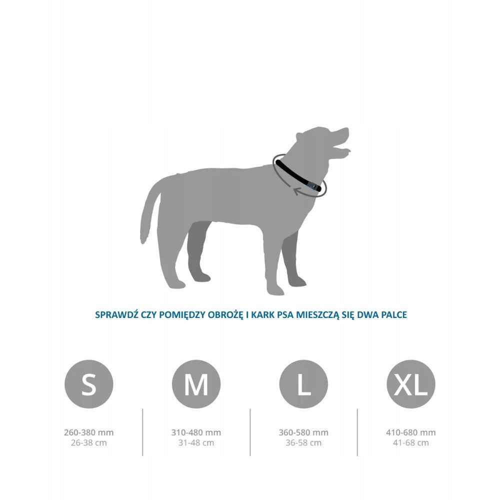 Very durable dog collar Mountain Paws - orange S Manufacturer code 80561