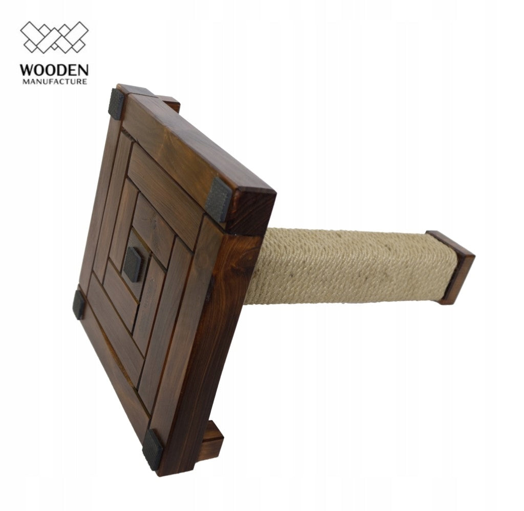 Very stable high cat scratcher scratching post 100cm Wooden Height (cm) 61 - 100 cm