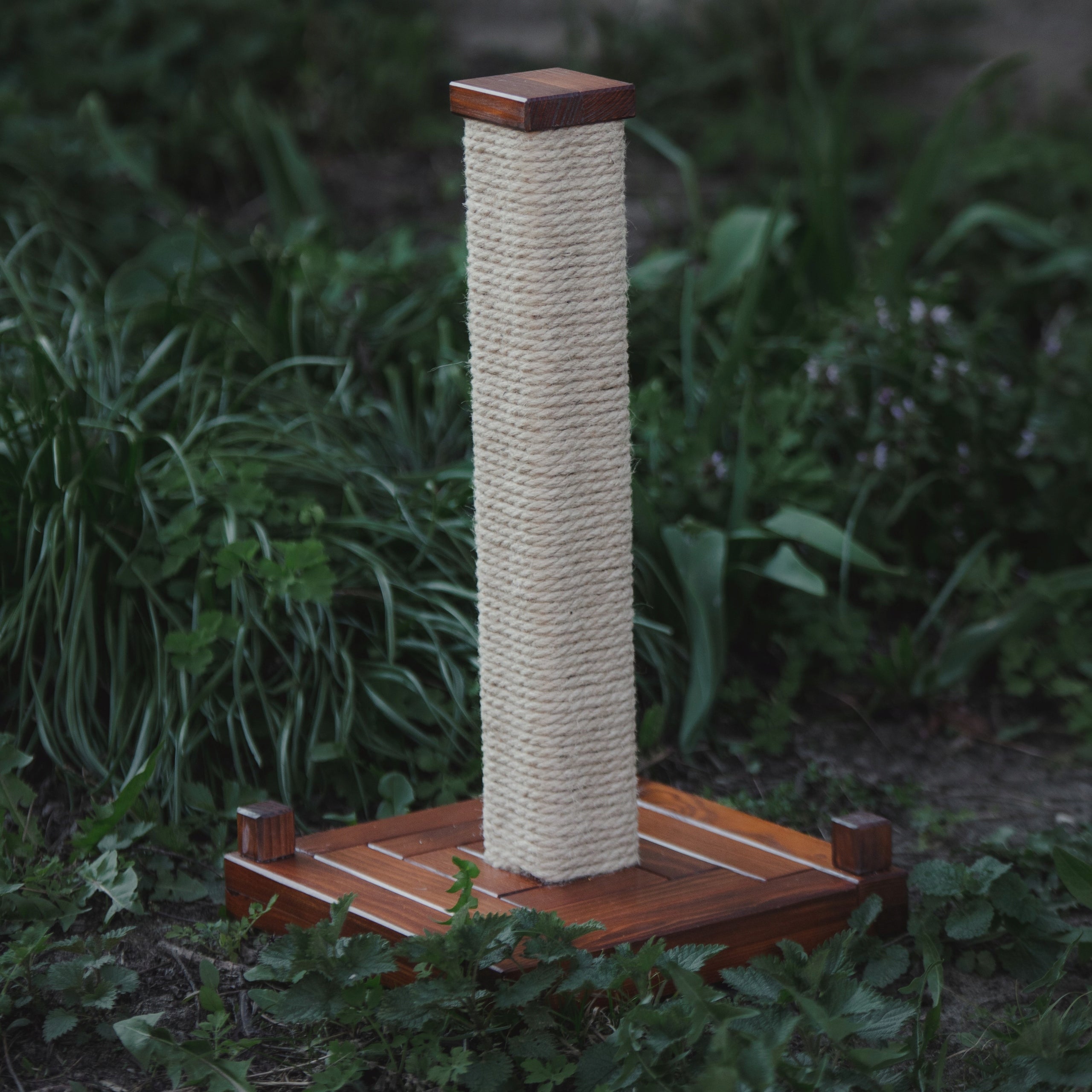 Very stable high cat scratcher scratching post 100cm Wooden Kind small scratching post tall scratching post scratching post