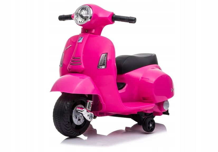 Vespa battery scooter pink 4,7kg 61x31x35cm for children from 3 years Maximum speed 2.5 km/h