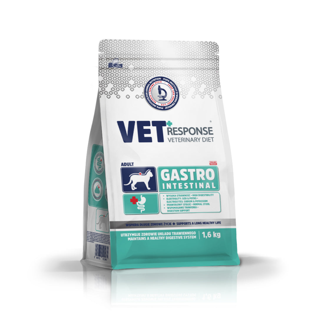 Vet Response Gastrointestinal dry cat food turkey 1,6 kg Packaging status original