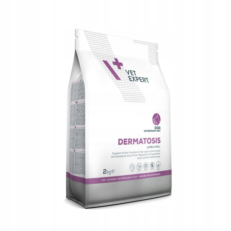 VetExpert Dog Dermatosis Lamb & Krill 2 kg - Food for Skin Conditions