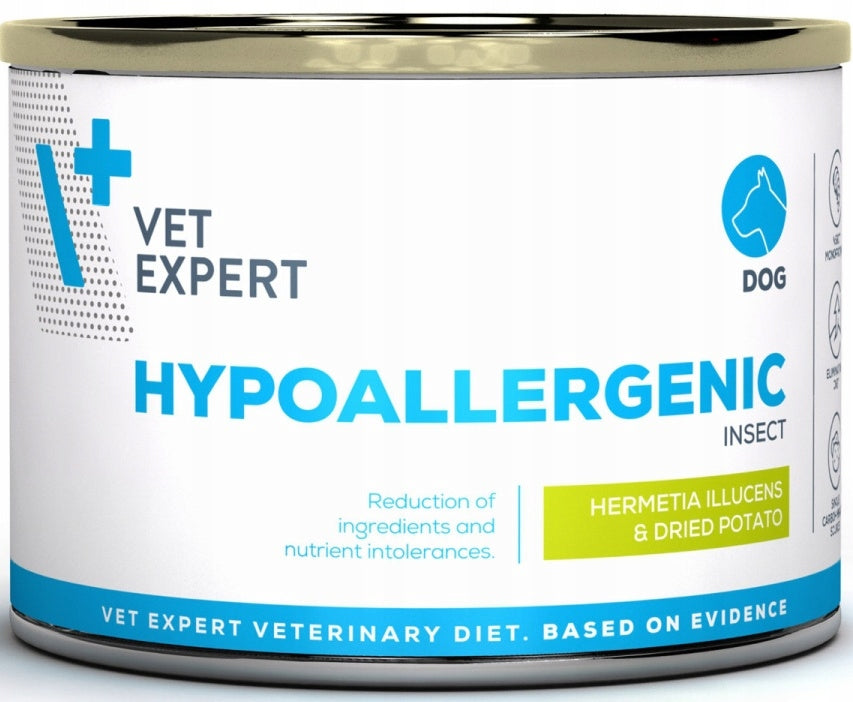 VetExpert Dog Hypoallergenic Insect Formula 4T, 190g