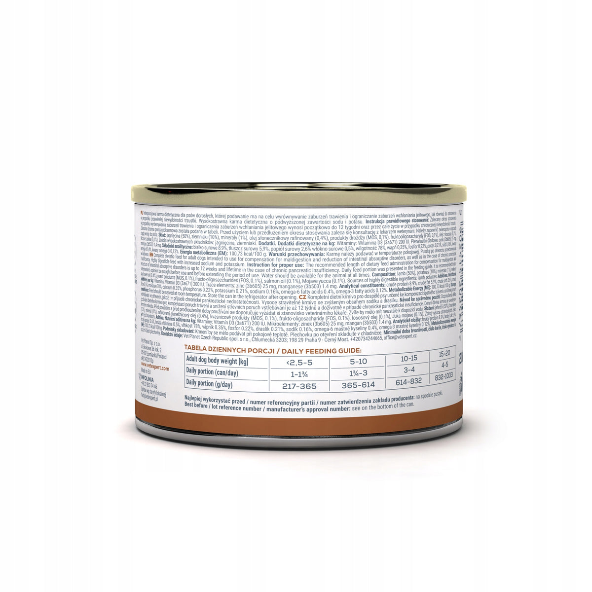 VetExpert Veterinary Diet Intestinal Dog Wet Food 200g Manufacturer code DMID200