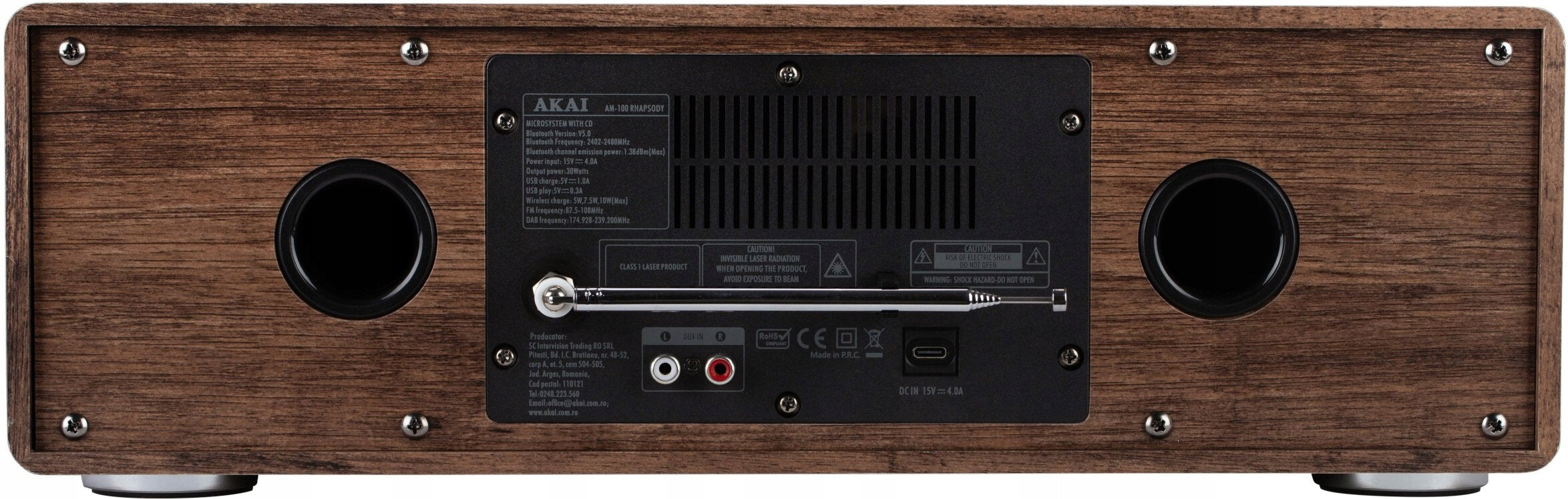 Věž Akai AM-100 Rhapsody dřevo Model AM-100 RHAPSODY