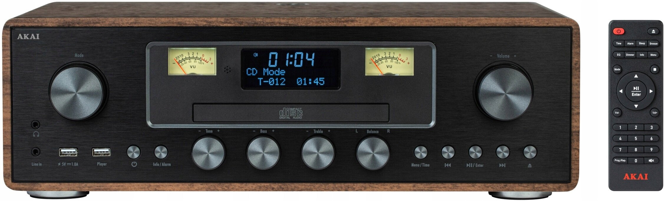Věž Akai AM-100 Rhapsody dřevo