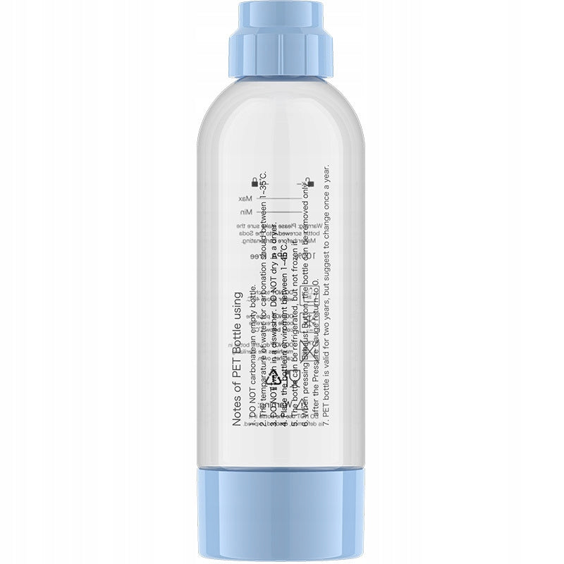 ViO SodaBoom SD-7006 Saturator Bottle - Reusable 1 Liter, Bluemarine