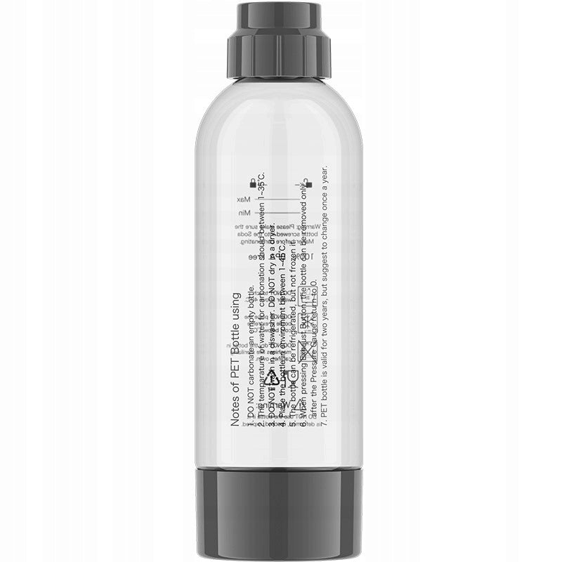 ViO SodaBoom SD-7006 grey saturator bottle - reusable - 1l - grey