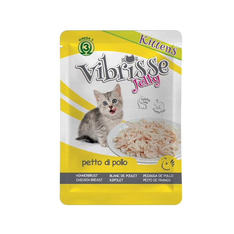 Vibrisse Jelly Kitten Wet Cat Food in Jelly Chicken Breast 70 g