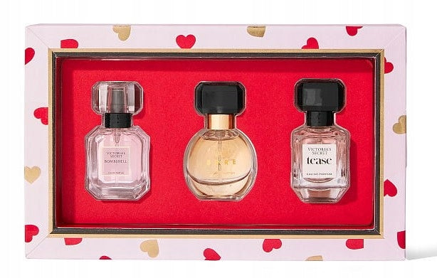 Victoria's Secret Deluxe Mini Trio TEASE BARE BOMBSHELL