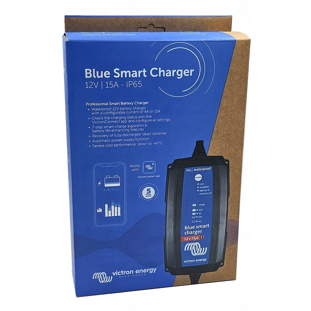 Victron Energy Blue Smart Charger 15A IP65 BT SET Packaging status original