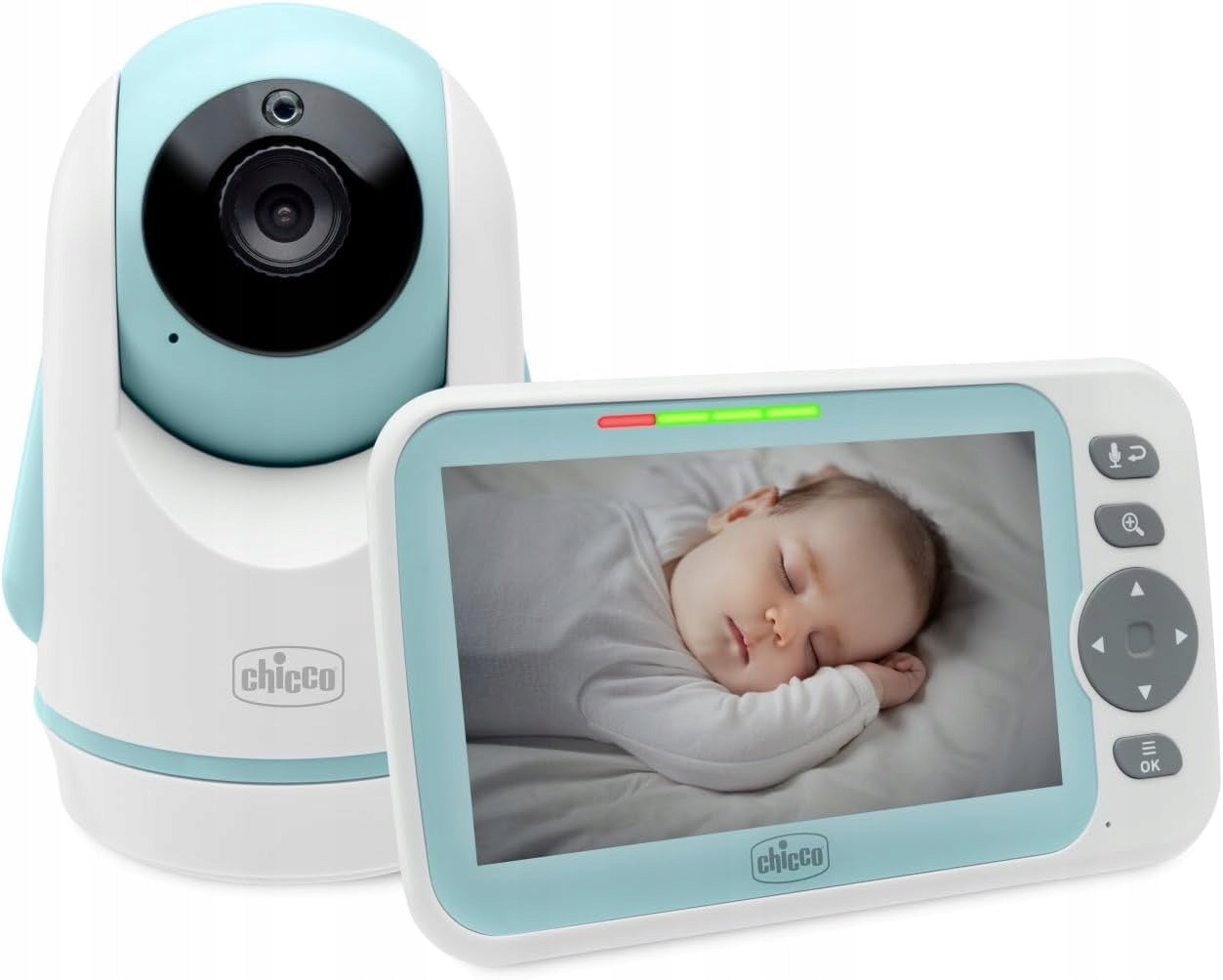 Video Babyphone Evolution: Camera with rotation, 5" screen, 220m range Manufacturer code 61816