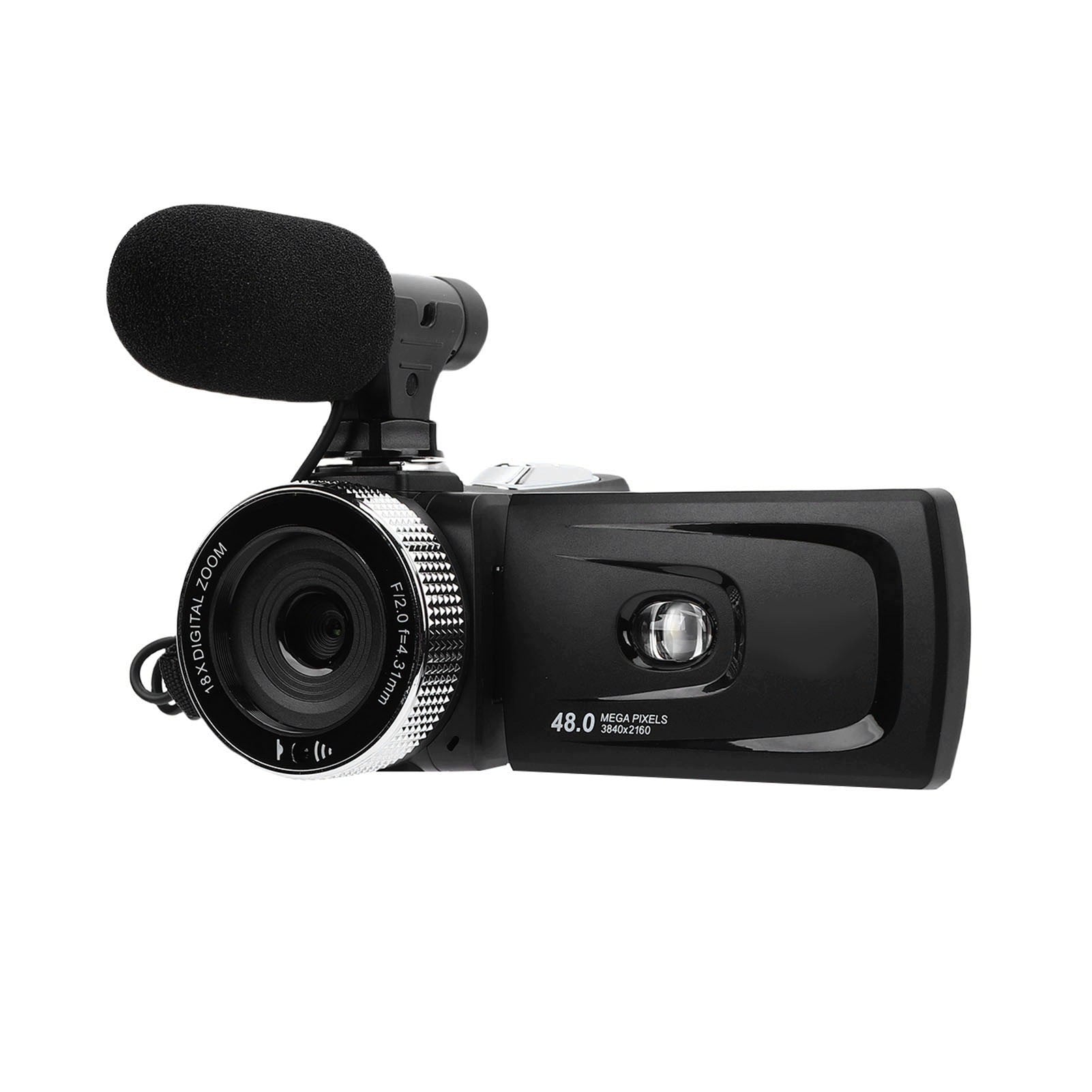 Video Camera 4K HD Camera 48MP F2.0 High Aperture Lens 13