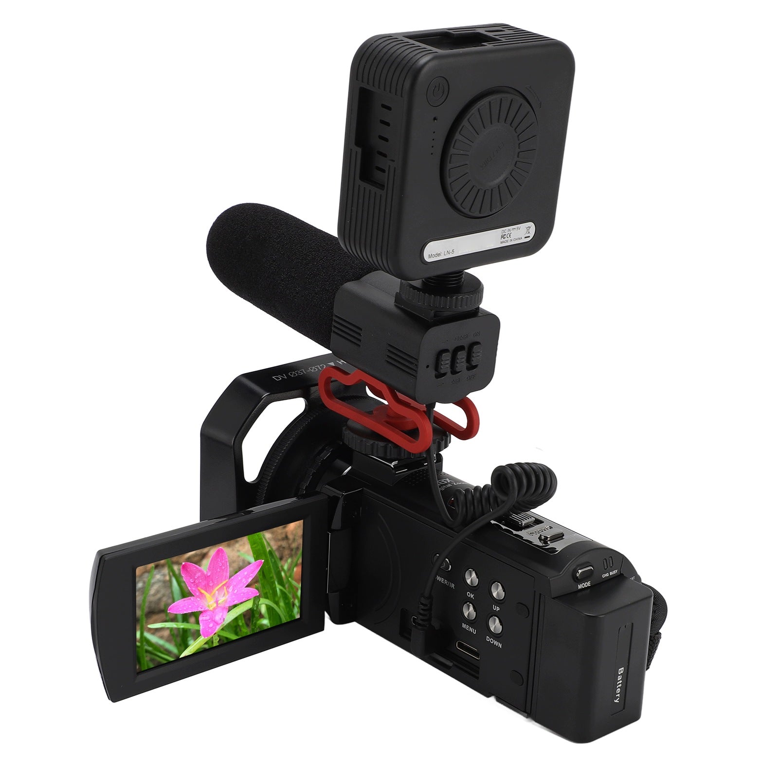 Video Camera 5K HD WIFI Camera 3 Inch Touch Screen 18x Zoom C2 Resolution 1 Mpx