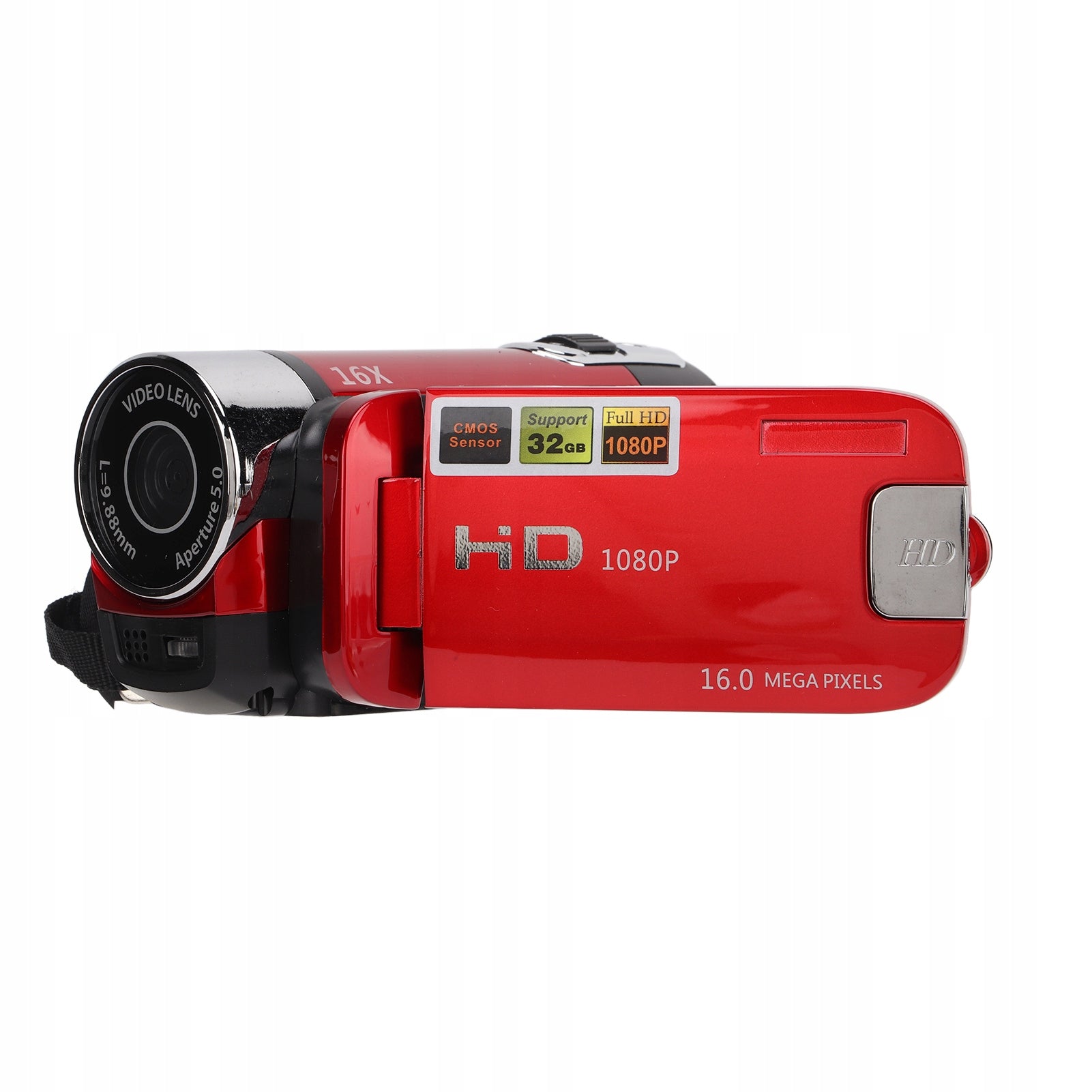 Video Camera Full HD Camera 270° Rotation Recording Camera Color QA