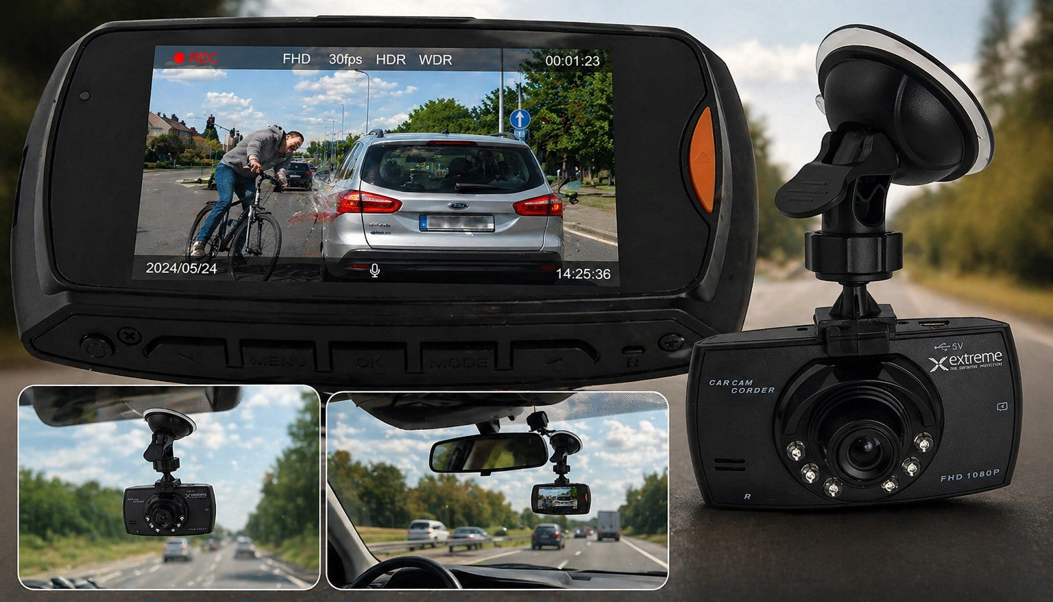 Video DVR Car Extreme Full HD 1080p Camera Auto 120° Night