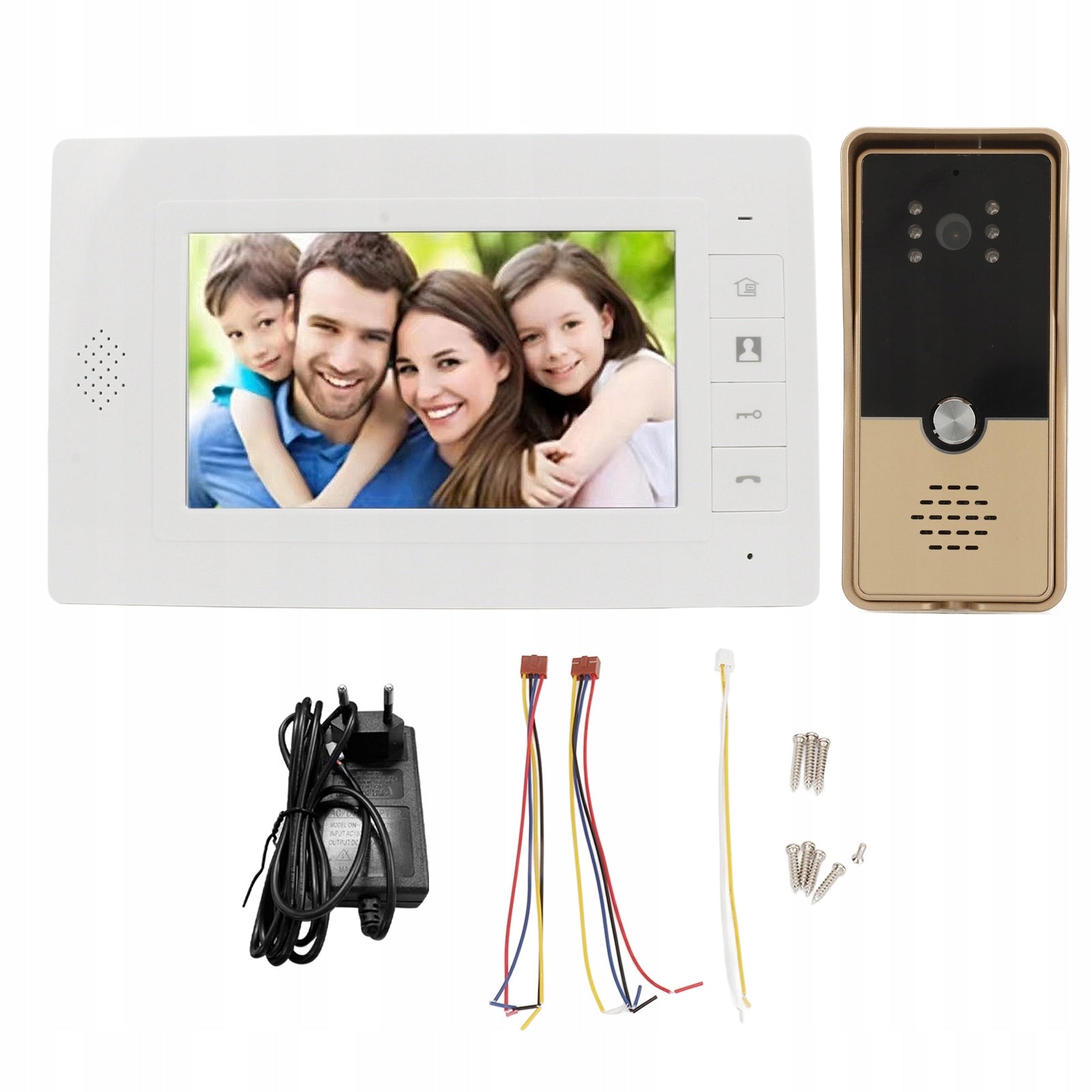 Video Door Commission 7 Inch Monitor HD Nictision Camera 2 -Way CB