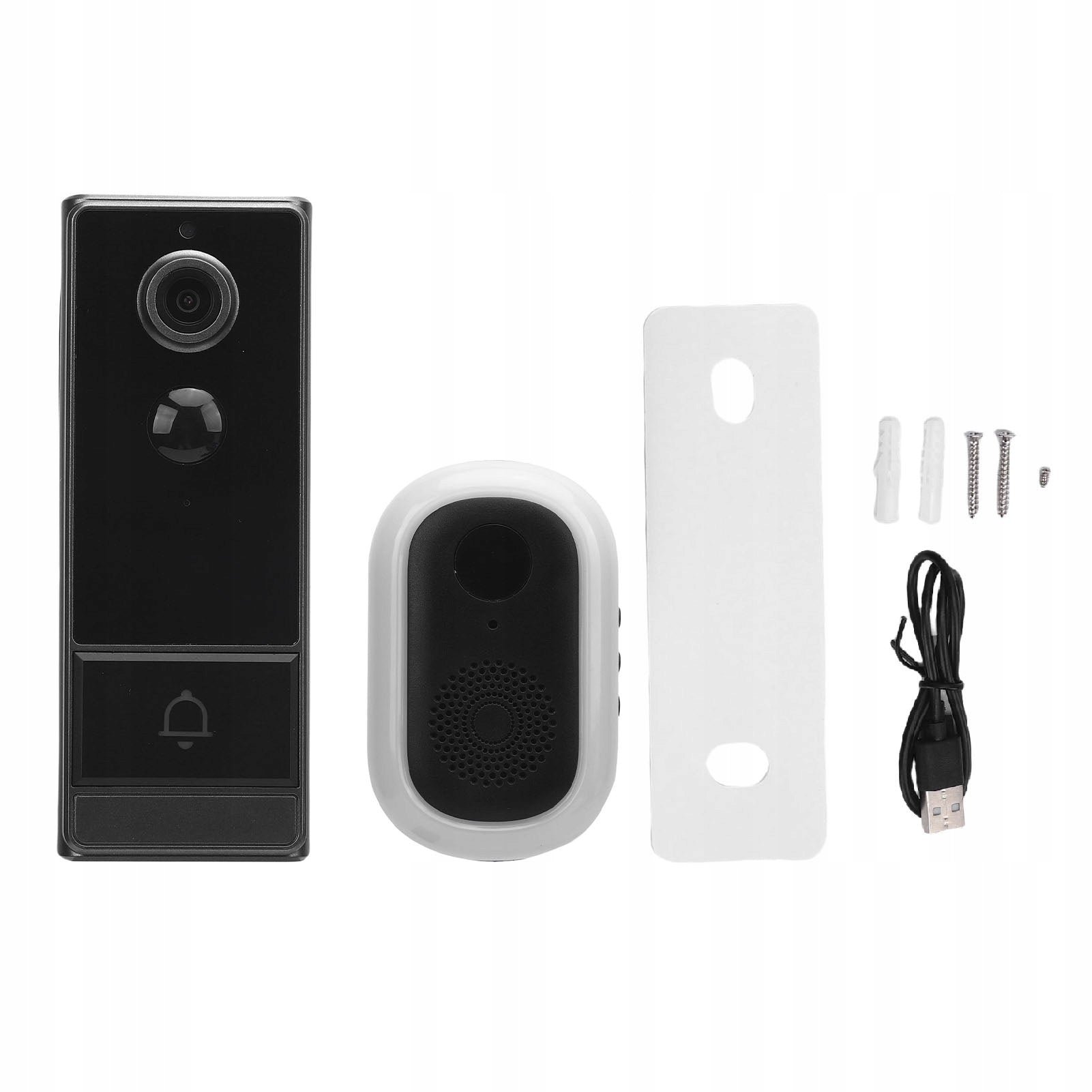 Video Doorbell 2.4G WiFi APP Remote Monitoring 2-Way Talk 55 Model 2835DEBK
