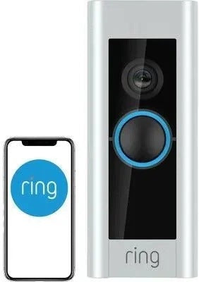 Video Doorbell Ring Wired Doorbell Pro silver