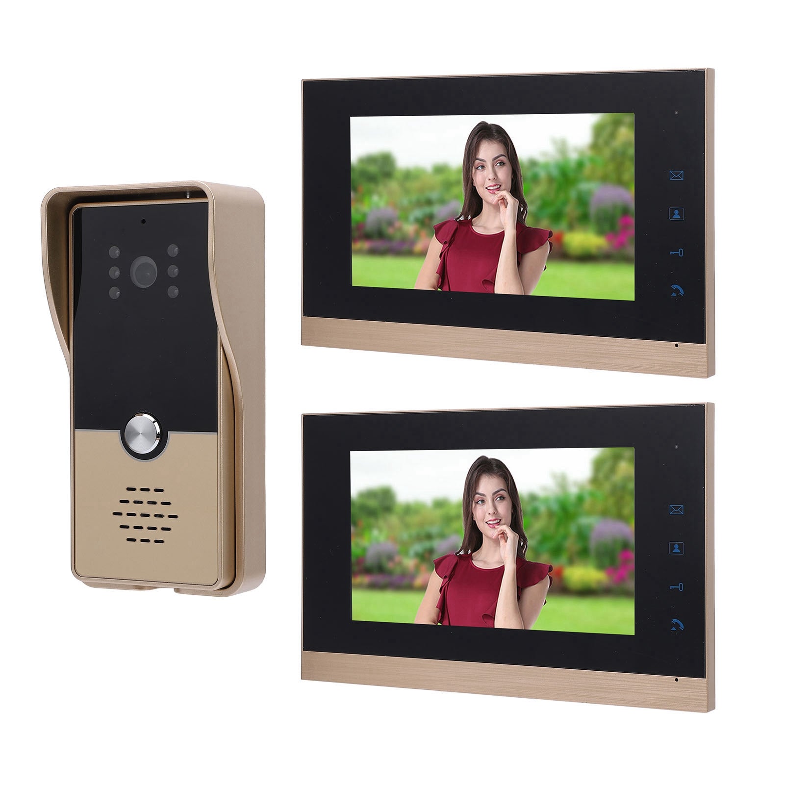 Video Doorphone System Wired Sensor Hd Cmos Unlocking Xd Model 4373VSMY