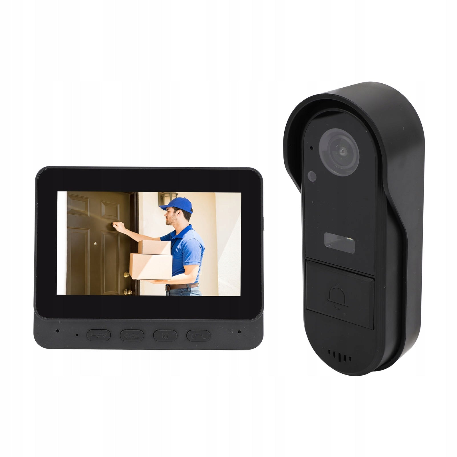 Video Doorphone Wireless Night Vision 1080P 8MP 170 Wide Angle DW