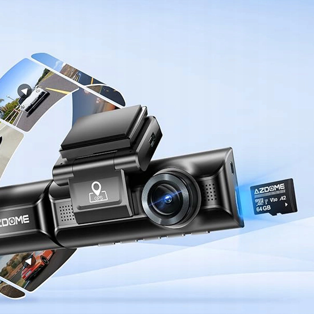 Video Recorder Car Camera 4K 2CH WiFi GPS AZDOME M330 Max Packaging status original