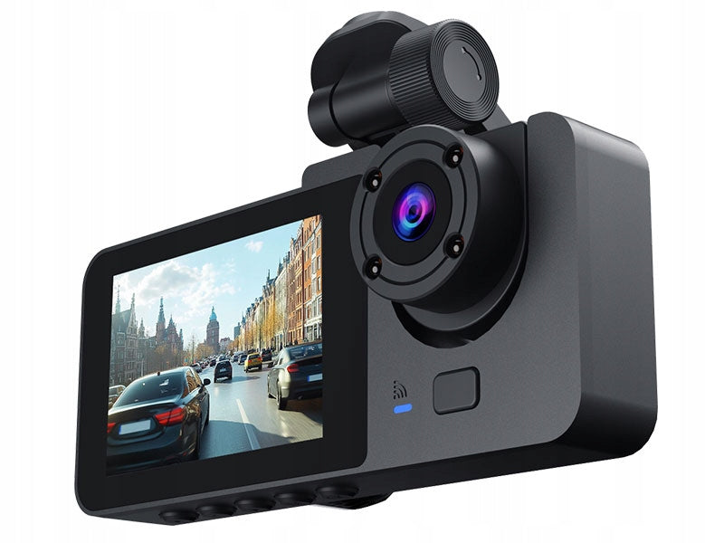 Video Recorder TRACER Halo 360D Car Front Camera Microphone Batteries included yes
