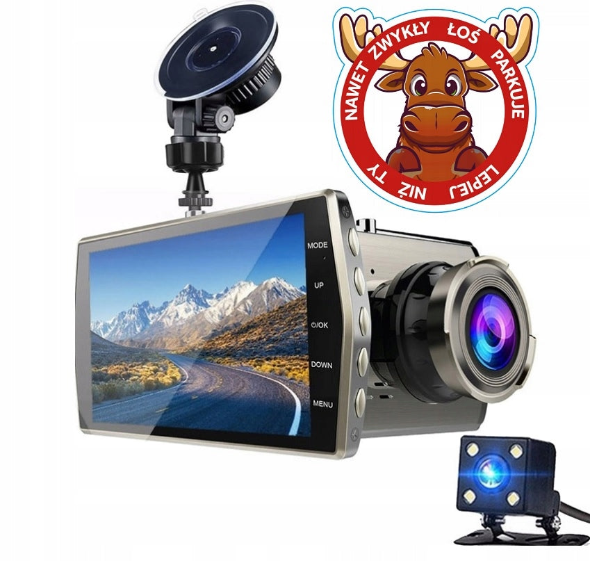 Video Recorder with Reversing Camera Parking Mode