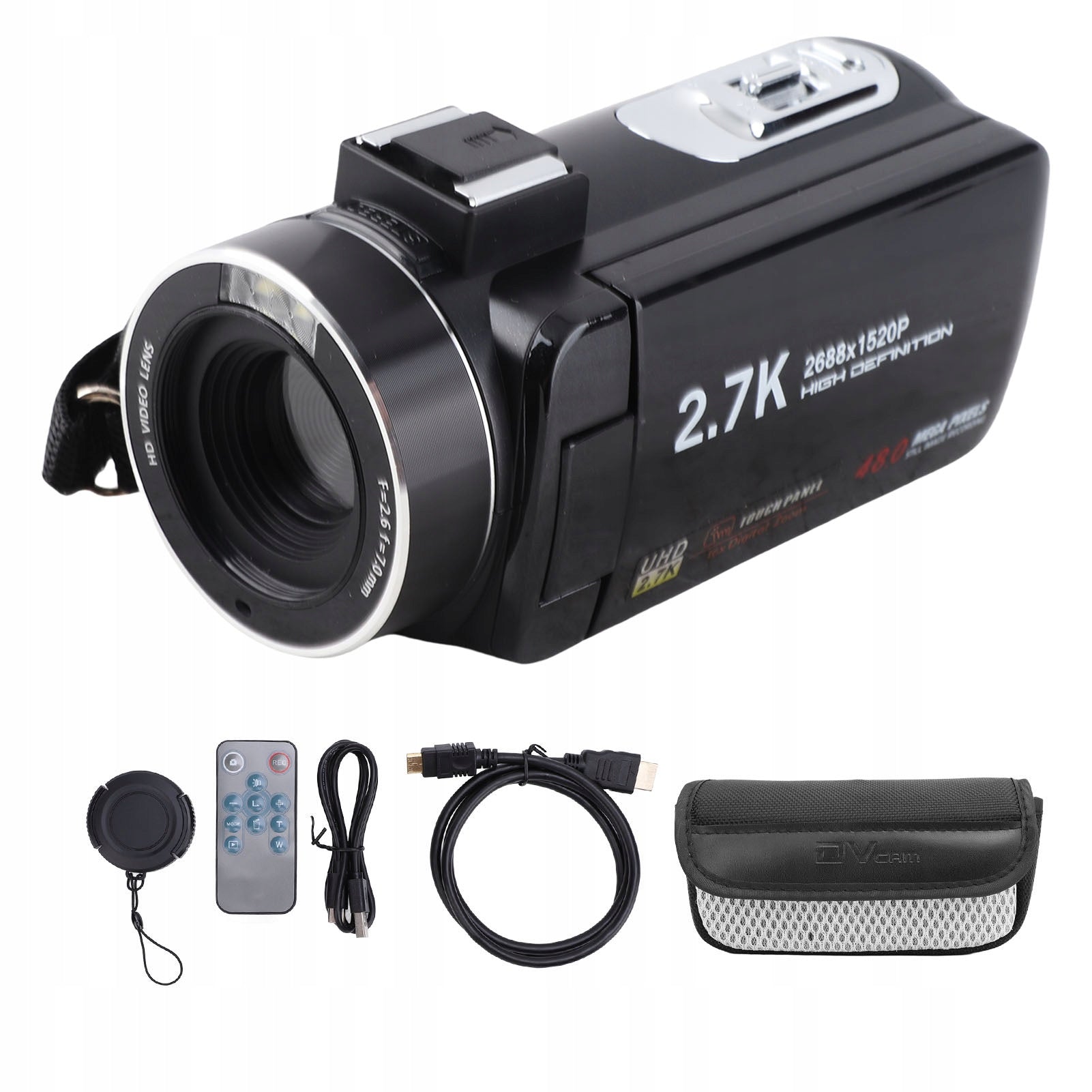 Video camera, 48 MP camera for vlogging, recording during ł
