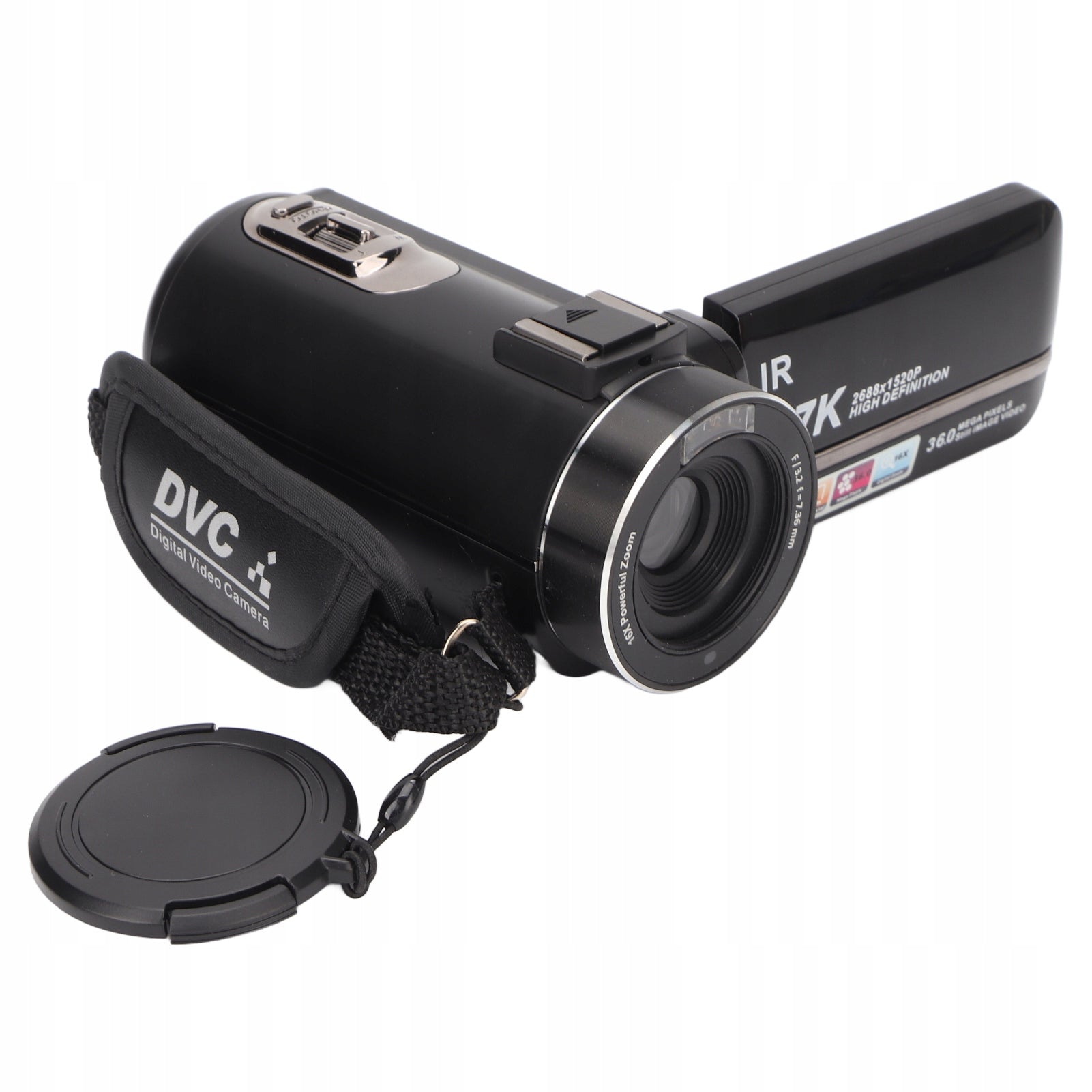 Video camera, digital camera with IPS LCD display for outdoor use