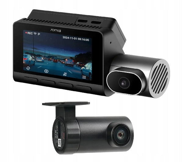 Video recorder 70MAI T800 HDR 4K 60fps + camera interior rear + 256GB card