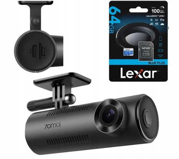 Video recorder 70mai M310 + 64GB Lexar card Brand 70mai