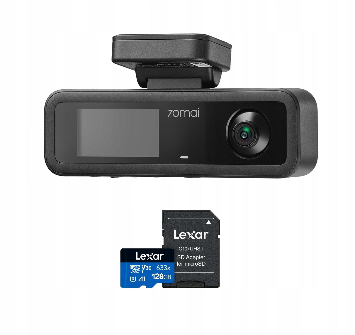 Video recorder 70mai T400 + Lexar card 128GB blue Manufacturer code T400