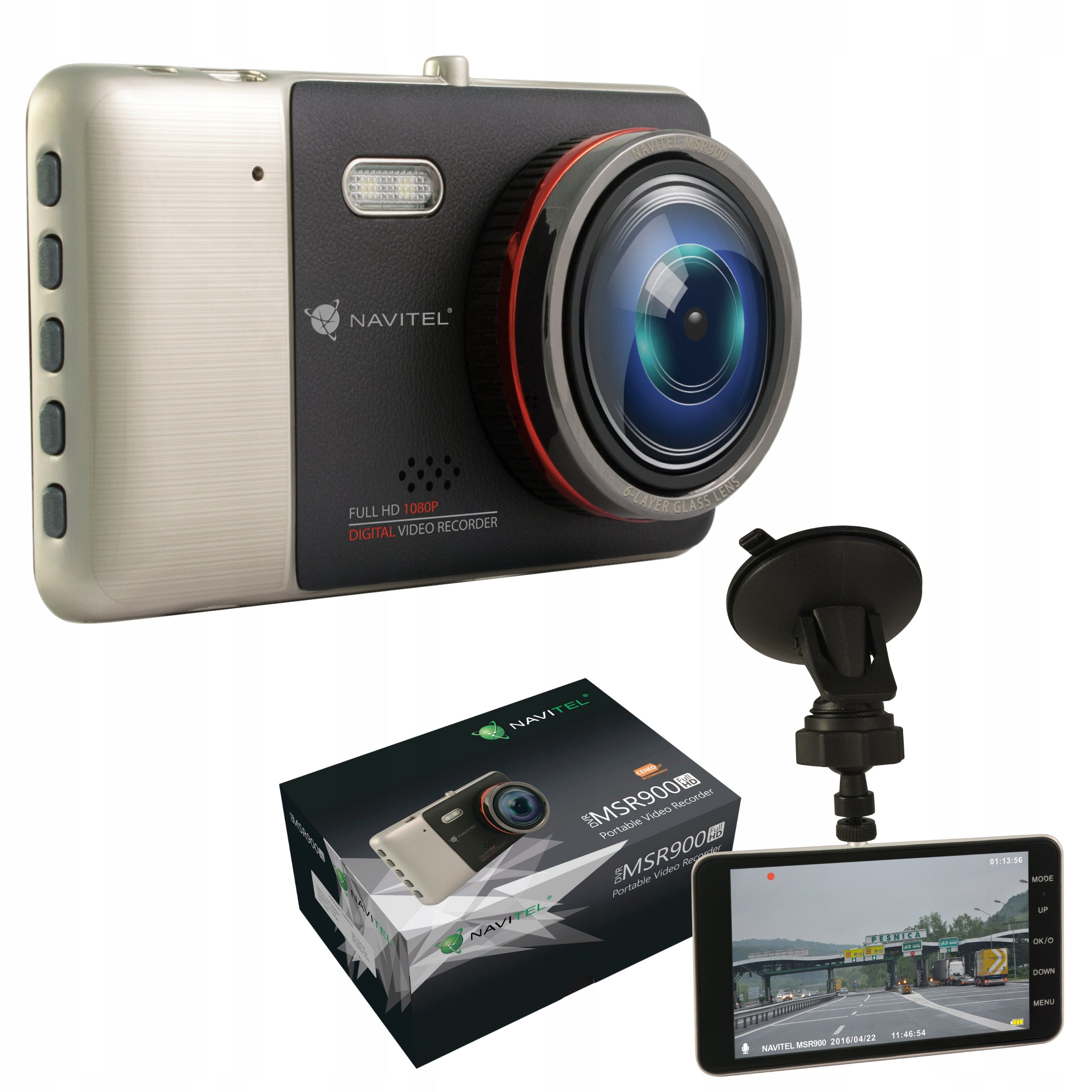 Video recorder Navitel MSR900 4" IPS G-sensor Parking mode