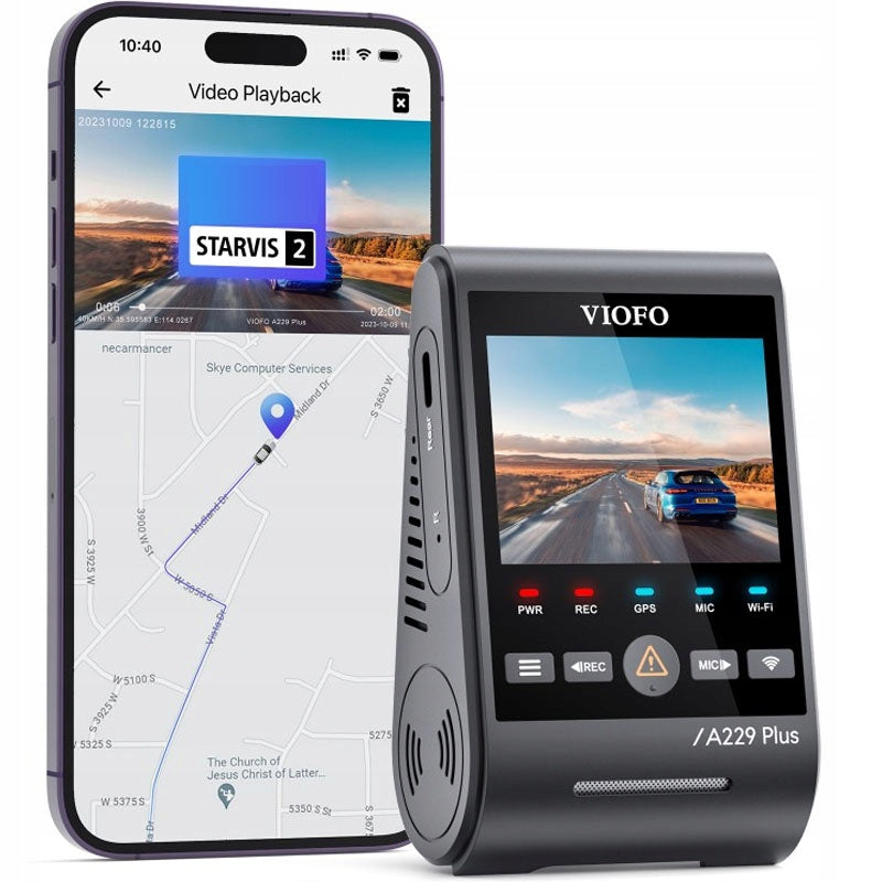 Video recorder VIOFO A229 Plus 1CH-G GPS