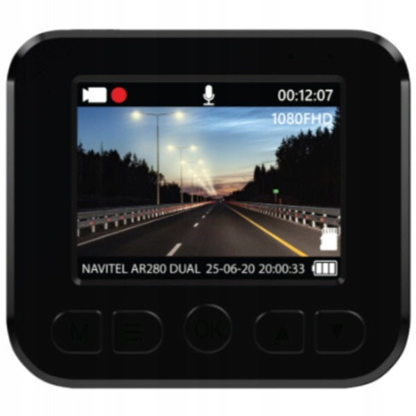 Video recorder dash cam Navitel AR280 Dual FHD Front rear +bonus Model AR280 Dual