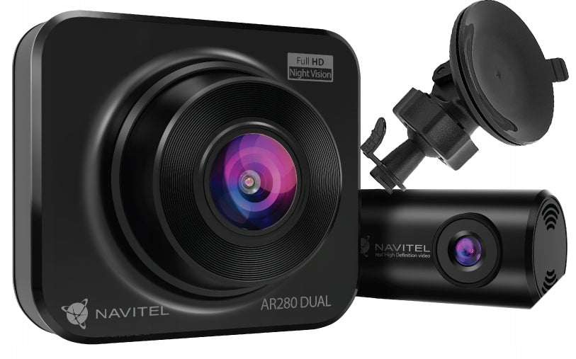 Video recorder dash cam Navitel AR280 Dual FHD Front rear +bonus