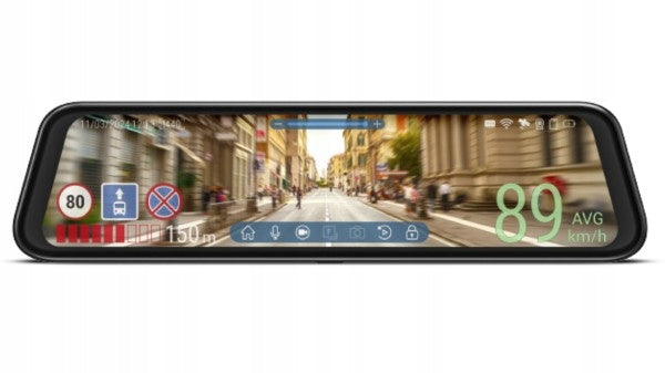 Video recorder mirror Navitel MR750 Smart front + rear assistant WiFi GPS