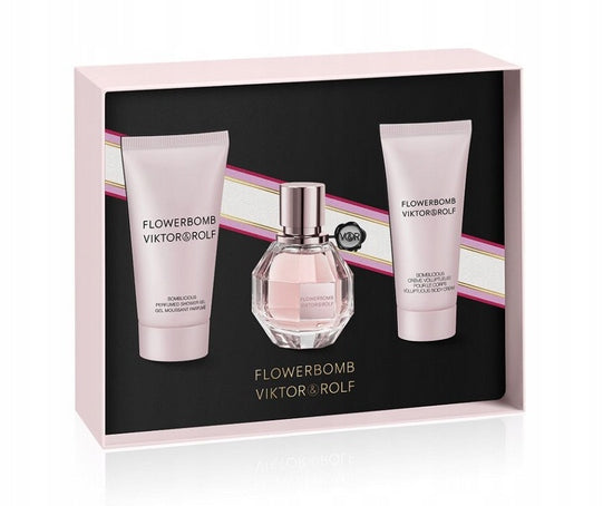Viktor&Rolf Flowerbomb Eau de Parfum EDP 30ml + Cream 40ml + Lotion 50ml Brand Viktor & Rolf