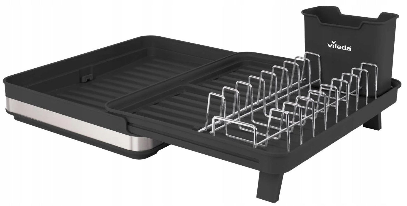Vileda DISH DRYER SLIDING LARGE DRAINER WITH CUTLERY TRAY Packaging status original