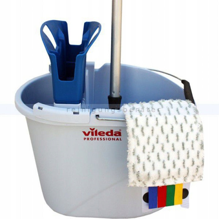 Vileda Flat Mop with Universal Liquid for Wood Floors Brilant 5 L Brand no brand