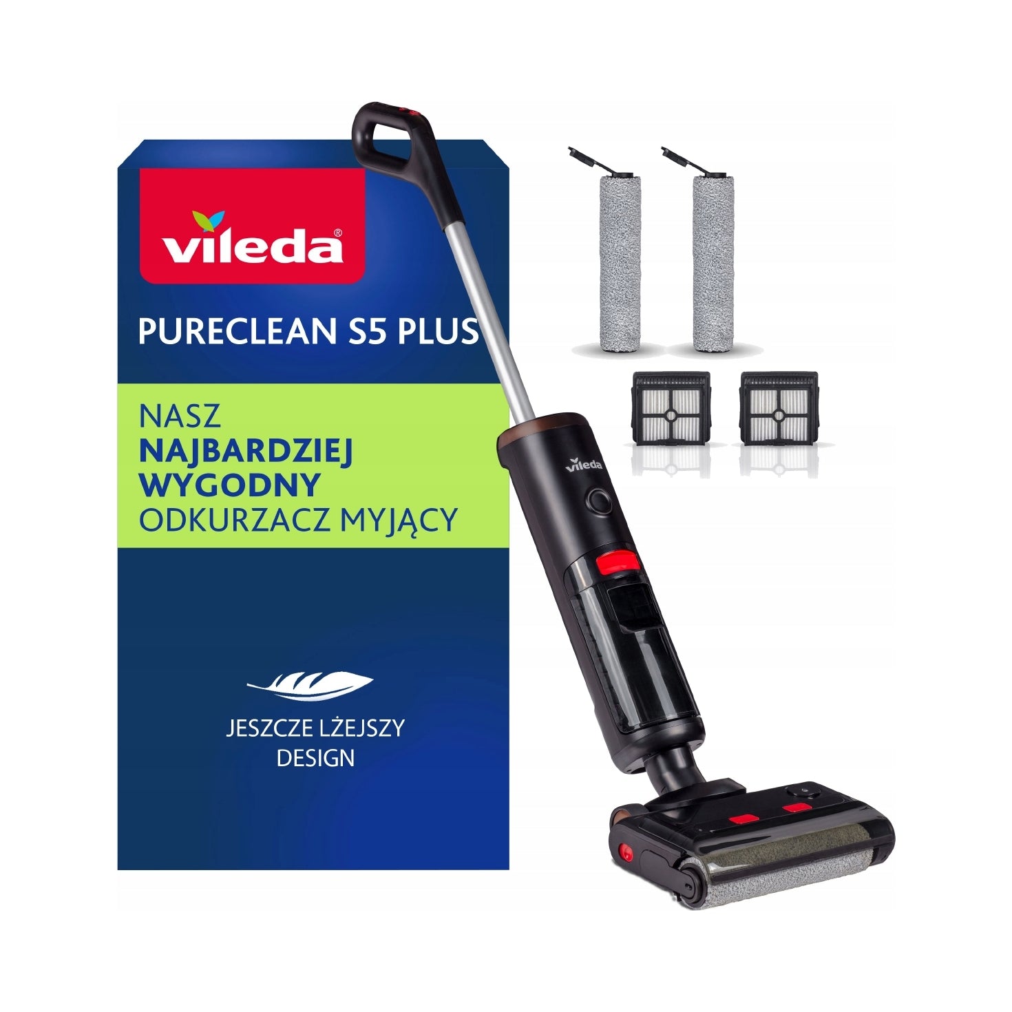 Vileda PureClean S5 Plus Cordless Upright Vacuum Cleaner