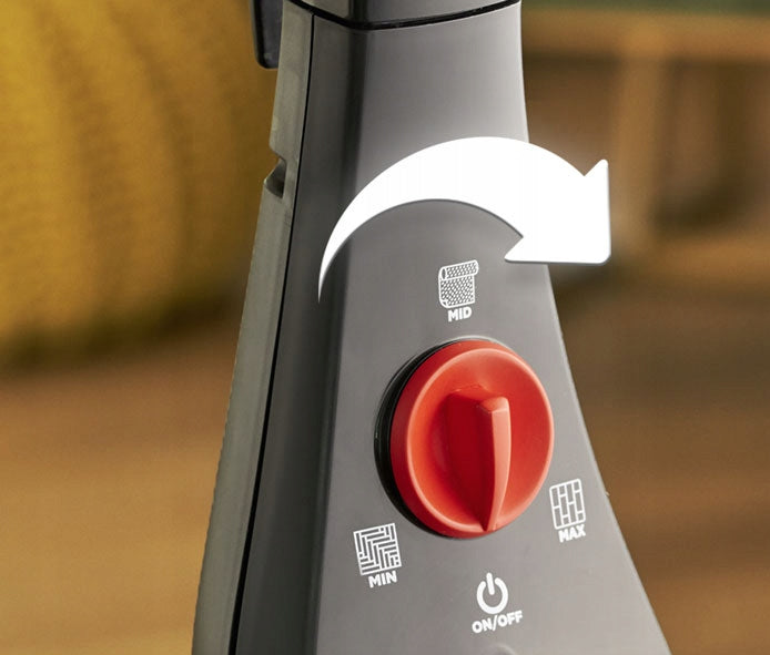 Vileda Steam Plus electric steam mop works without detergents Dominant color black