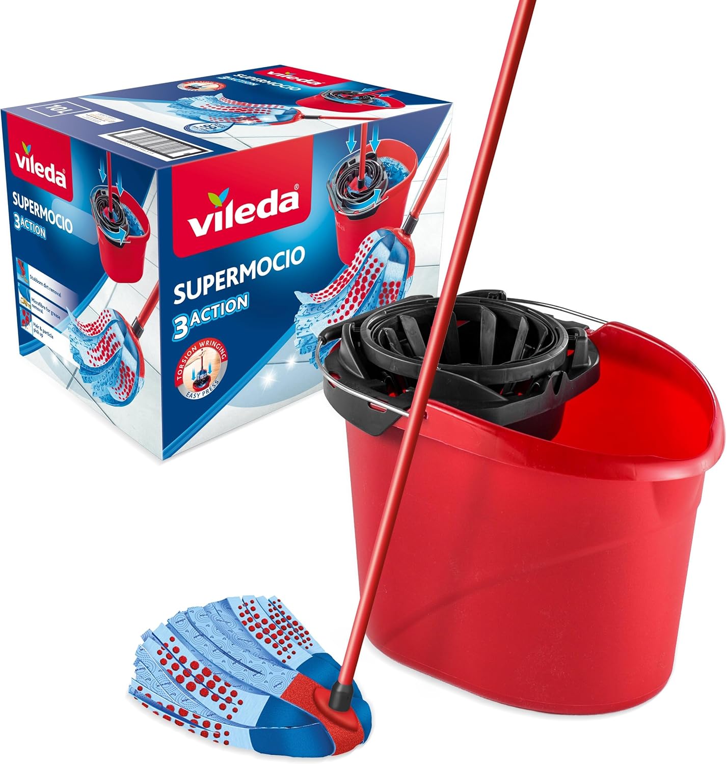Vileda SuperMocio 3 Action mop + bucket 10 l