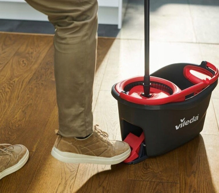 Vileda Turbo Rotary Mop Set Bucket + Microfiber Cartridge EKO Packaging status original