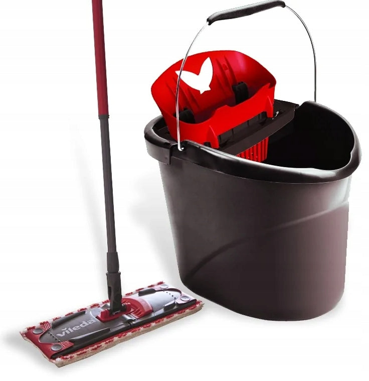 Vileda Ultramax Microfibre 2in1 Mop Set Bucket freebies Manufacturer code B07MYWC84X