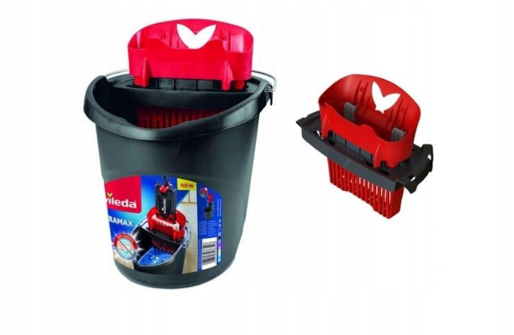 Vileda Ultramax box set bucket with squeezer+mop flat Manufacturer code XL BOX PRO płaski + wiadro Ultramax