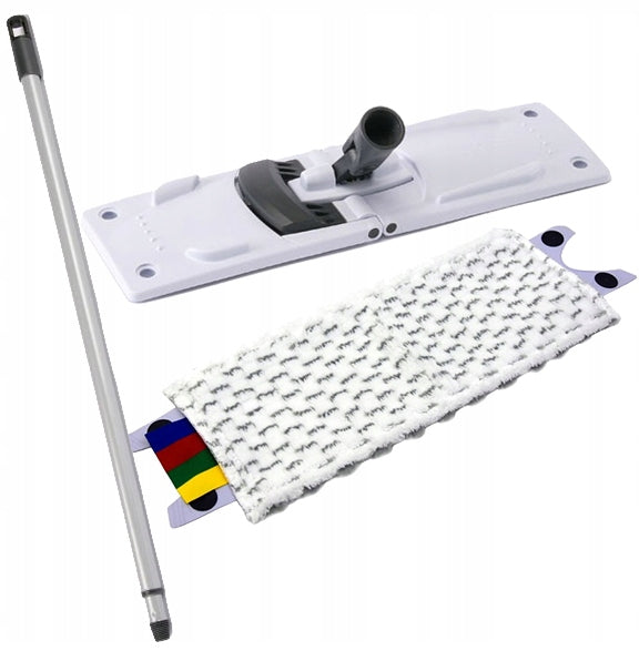 Vileda flat mop telescopic pole + base + Ultramax/Ultraspeed cartridge