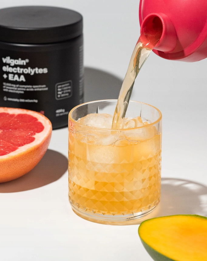 Vilgain Electrolytes + EAA taste Mango Grapefruit 400g Packaging status original